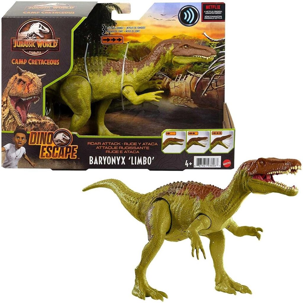 Динозавр інтерактивний Jurassic World Roar Attack Baryonyx Limbo від компанії Компас - фото 1