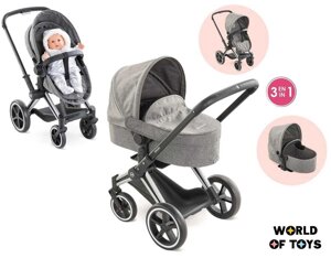 Дитяча Коляска складна Corolle 3 в 1 Cybex для ляльки, 9000140770