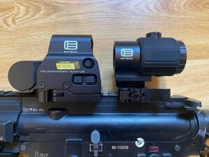 EOTech 558 (EXPS3 + magnifier х3 G43 ( Коліматор + х3) на Пікатіні