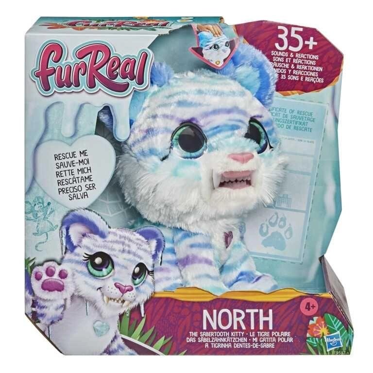 FurReal Friends Шаблезубий кіт E9587, Білий тигреня HASBRO від компанії Компас - фото 1