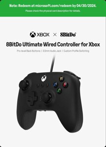 Геймпад джойстик 8BitDo Ultimate Wired Xbox Series SX One контролер