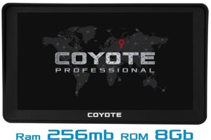 GPS навігатор COYOTE 780 Delivery Star 7 дюймів 256mb/8Gb з картками