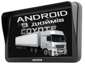 Gps навігатор для Android 9 дюймів Coyote 1050 Master PRO карти 2022