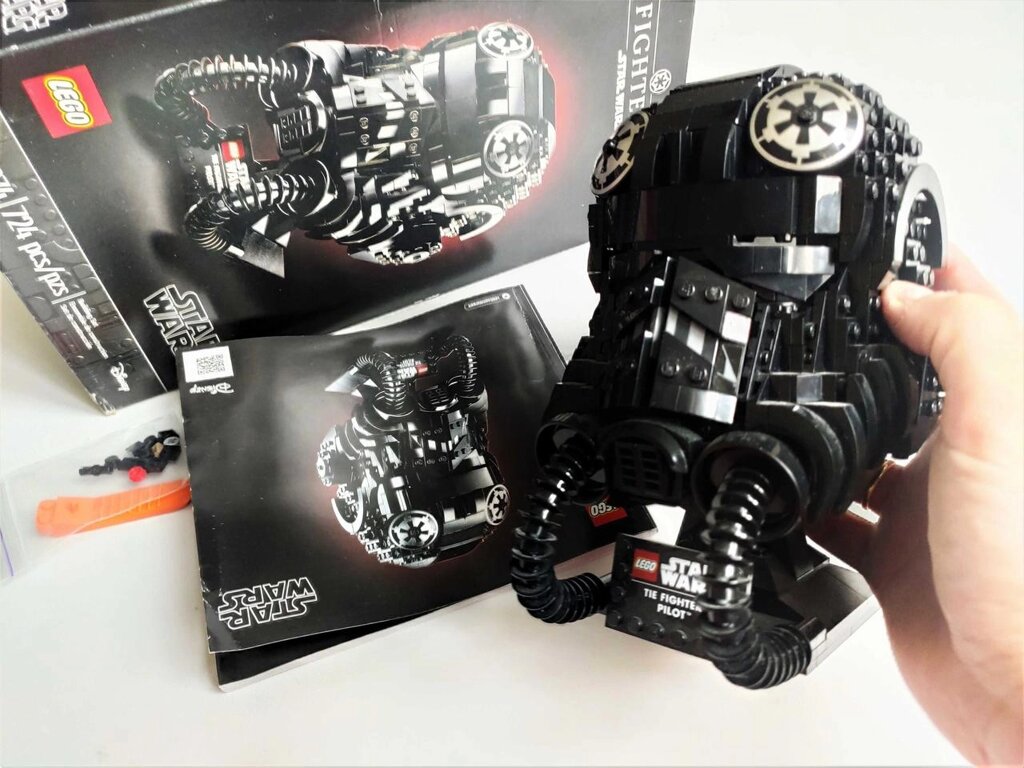 Hard to find! Lego Star Wars 75274 TIE Fighter Pilot Helmet шолом шолом від компанії Компас - фото 1