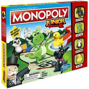 Hasbro Monopoly Junior Монополія Настільна гра дитяча A6984 Gaming