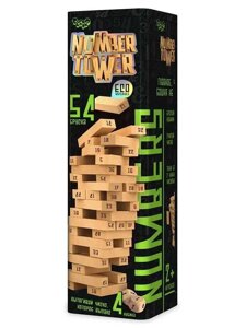 Гра Number Tower Danko Toys vega, вега, вежа, дженга, джанга