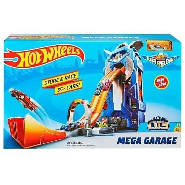 Ігровий набір Хот Вілс Мега Гараж Hot Wheels Mega City Garage gwt34 від компанії Компас - фото 1