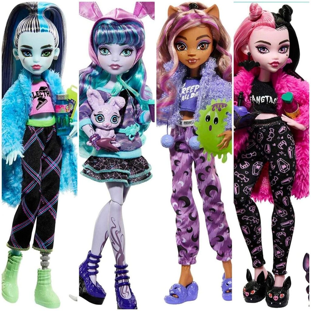 Ігровий набір Monster High Creepover Party Піжамна вечірка, оригінал від компанії Компас - фото 1