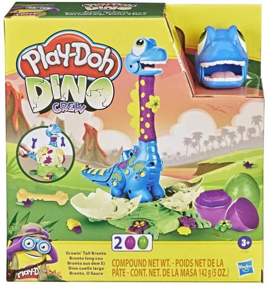 Ігровий набір Плей-До Динозавр Play-Doh Dino Crew Growin Tall Bronto від компанії Компас - фото 1