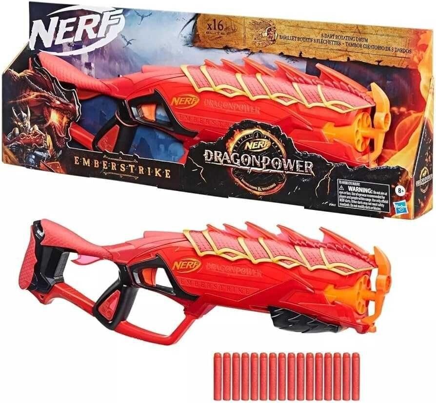 Ігровий набір з бластером Nerf DragonPower Emberstrike Blaster від компанії Компас - фото 1