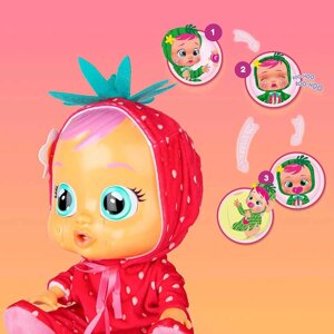 Інтерактивна лялька Плакса Елла з ароматом полуниці, Cry Babies Ella