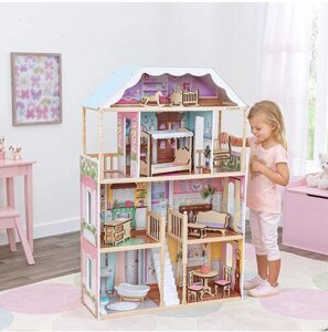 KidKraft Charlotte Classic Wooden Dollhouse. Ляльковий будинок шарлотта