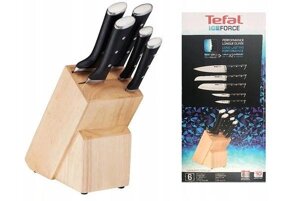 Комплект кухонних ножів Tefal Ice Force K232S574, 5 шт.