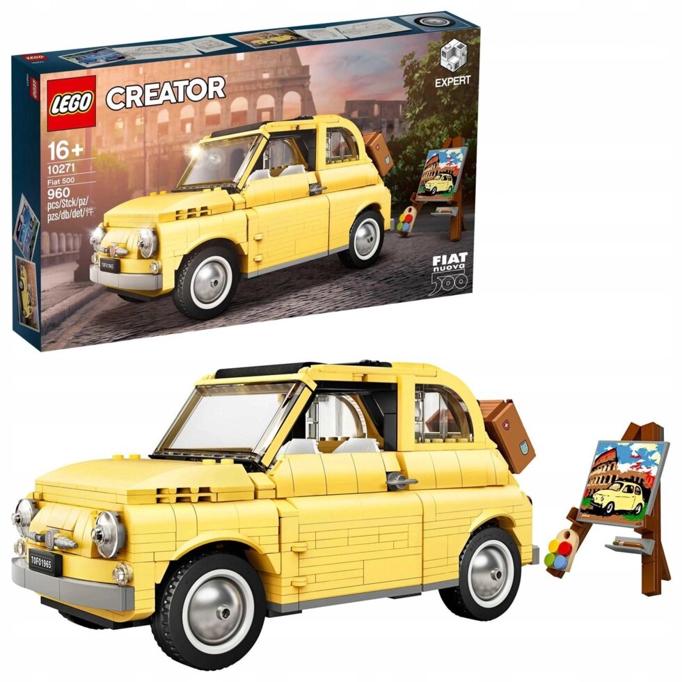 Конструктор LEGO 10271 Fiat 500 від компанії Компас - фото 1