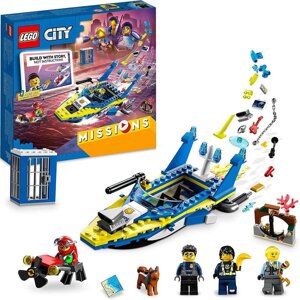 Конструктор LEGO City Детективні місії водної поліції 278 д/60355/