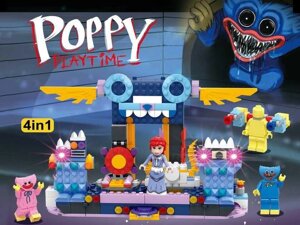 Конструктор Лего Хагі Вагі, Кісі Місі. Lego Poppy Playtime. Набір 4в1