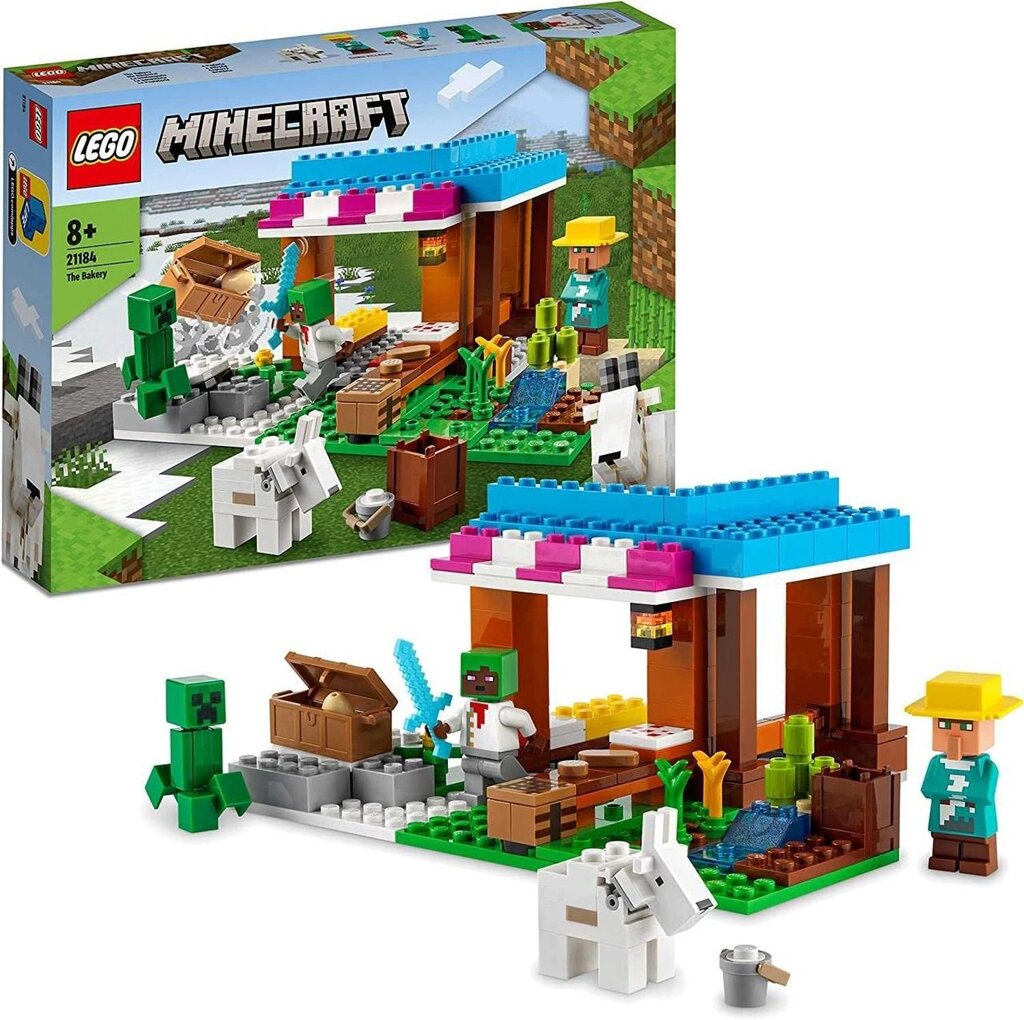 Конструктор LEGO Minecraft The Bakery Пекарня 157 деталей (21184) від компанії Компас - фото 1