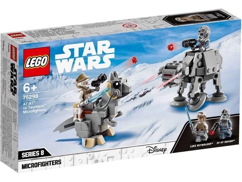 Конструктор Lego Star Wars: AT-AT vs Tauntaun Microfighters (75298) від компанії Компас - фото 1