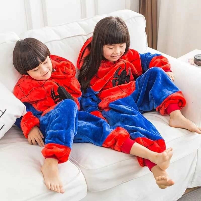 Костюм кігурумі піжама для хлопчика на хлопчиків Людина Павук SpiderMan від компанії Компас - фото 1