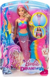 Лялька Барбі Русалонька зі світним хвостом, Mattel