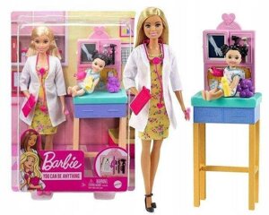 Лялька Барбі Я можу бути Педіатр блондинка Дитячий лікар лікар Barbie