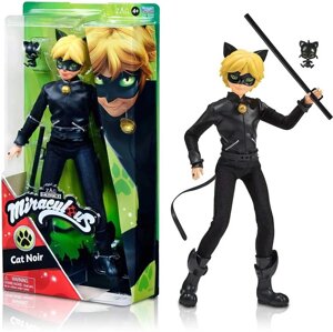 Лялька хлопчик Супер Кот із Леді Баг, Cat Noir Action Doll, Miraculous