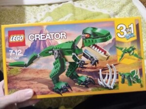 Lego блоковий конструктор динозавр