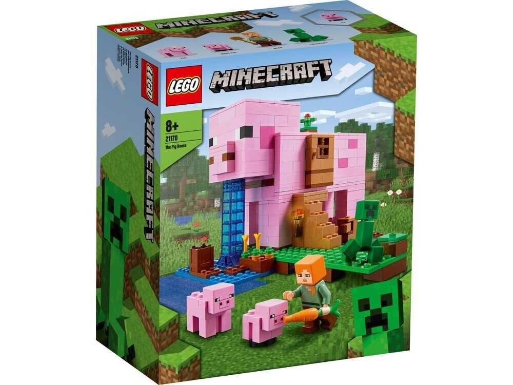 LEGO Minecraft 21170 Будинок-свиня від компанії Компас - фото 1