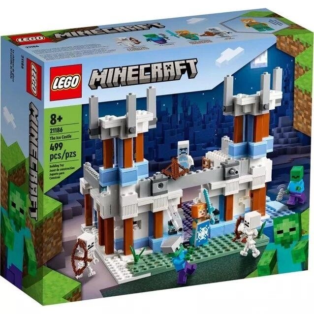 LEGO Minecraft 21186 Крижаний замок від компанії Компас - фото 1