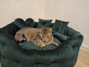 Лежанка диван для собак та кішок