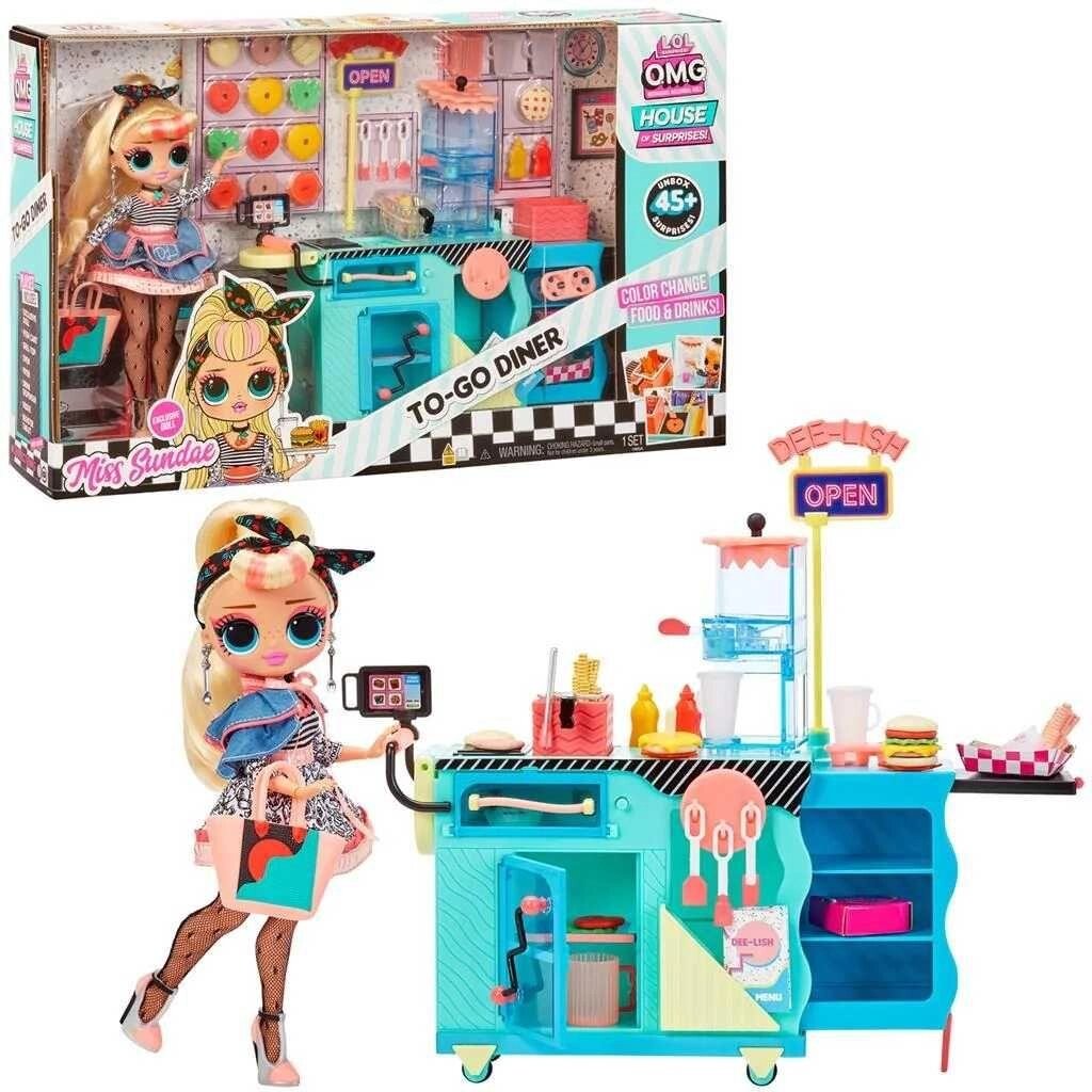 ЛОЛ Кухня LOL Surprise O. M.G. to-Go Diner Playset with 45+ Miss Sundae від компанії Компас - фото 1