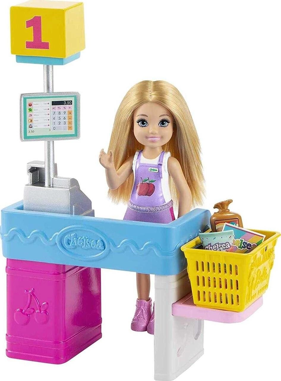 Лялька Барбі Челсі Продавець Barbie Chelsea Can Be Snack Stand Playset від компанії Компас - фото 1