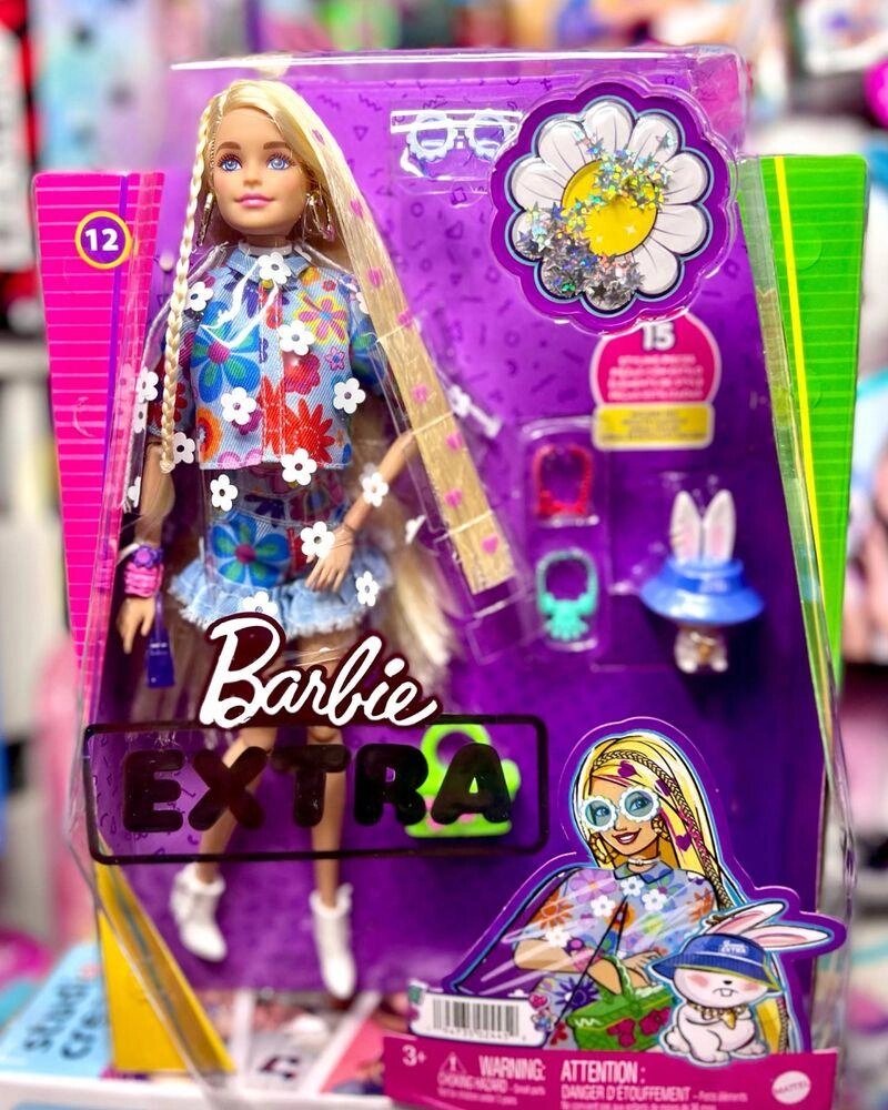 Лялька барбі екстра extra barbie від компанії Компас - фото 1