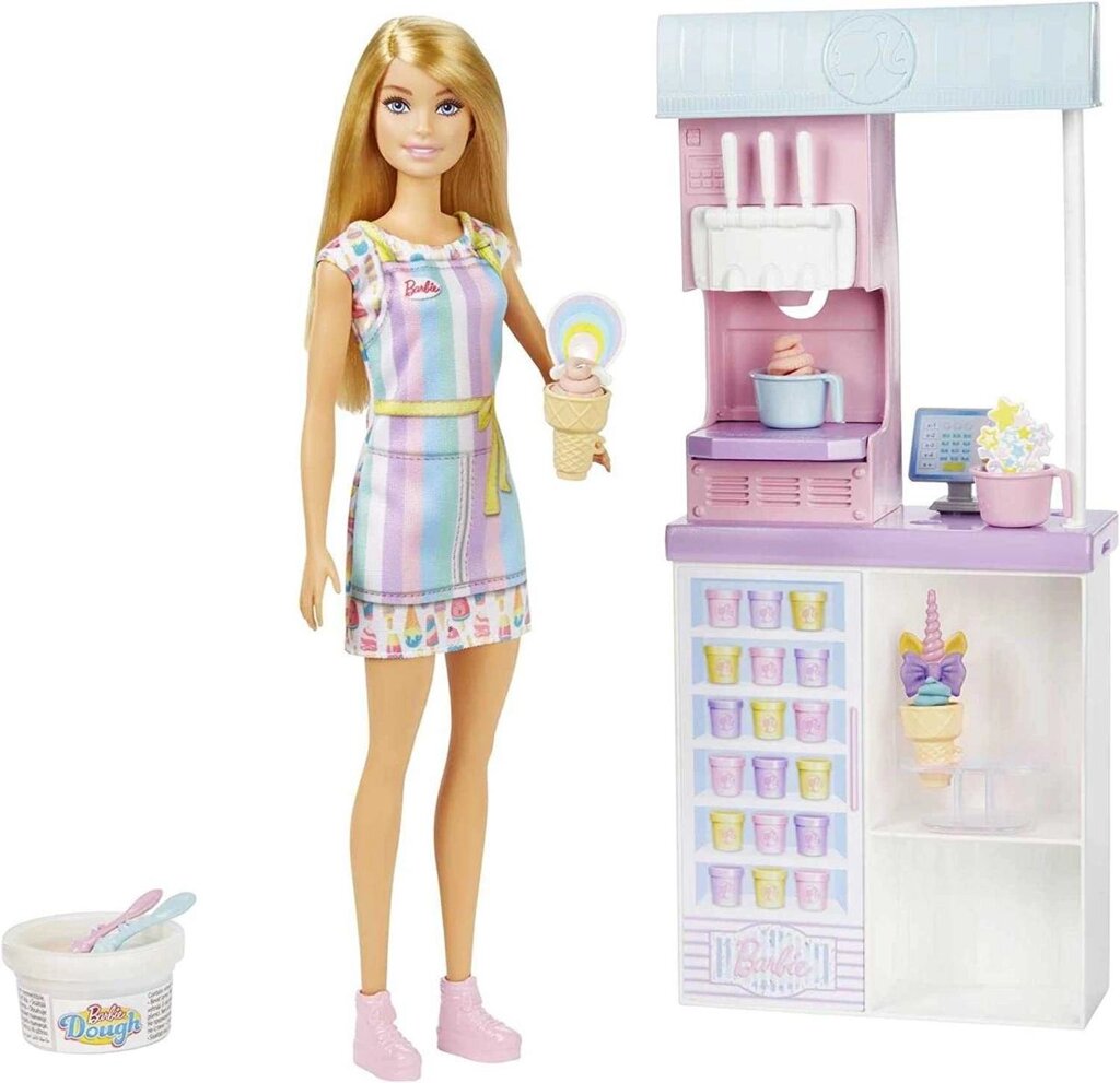 Лялька Барбі Магазин морозива, Barbie Ice Cream Shop HCN46 від компанії Компас - фото 1