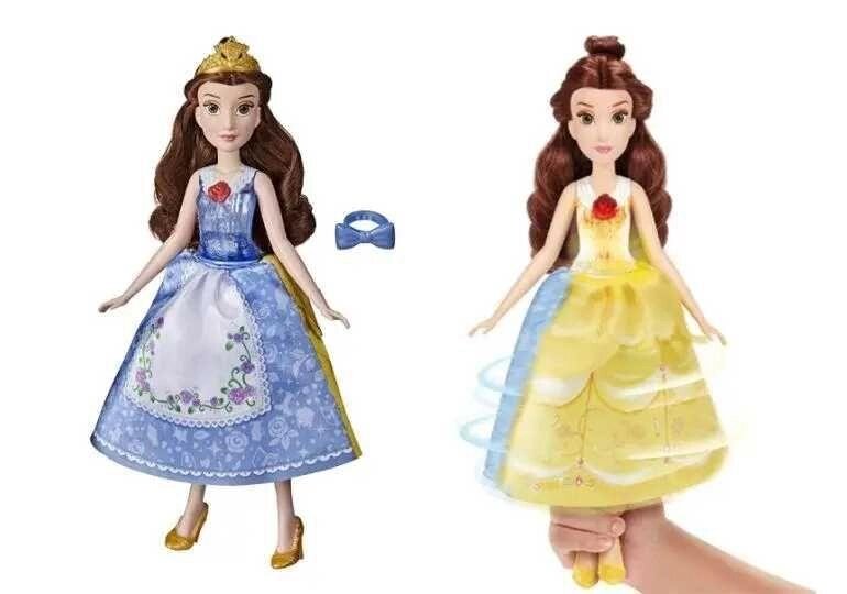 Лялька Белль, світло, звук Disney Princess Spin and Switch Belle від компанії Компас - фото 1