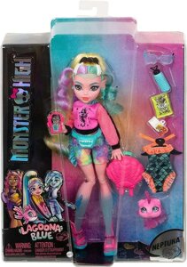 Кукла Монстер Хай Лагуна Monster High Doll, Lagoona Blue HHK55 2022