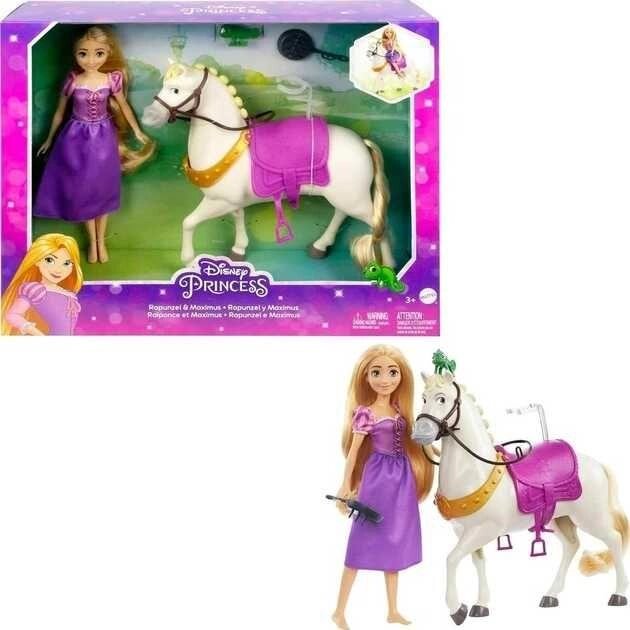 Лялька Рапунцель Disney Princess Toys Rapunzel Doll with Maximus Horse від компанії Компас - фото 1