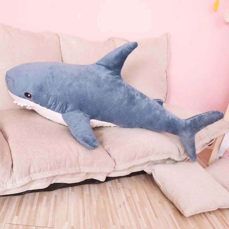 М'яка іграшка акула Shark doll 49 см від компанії Компас - фото 1