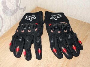 Мото перчатки с захистом Alpinestars рукавиці для мотоцикла Fox вело