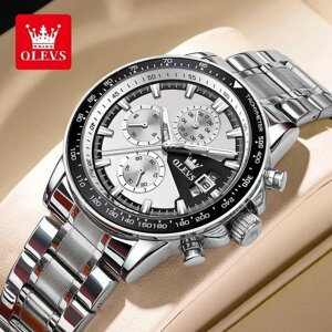 Чоловічий кварцовий годинник із хронографом OLEVS Chronograph Quartz Watch