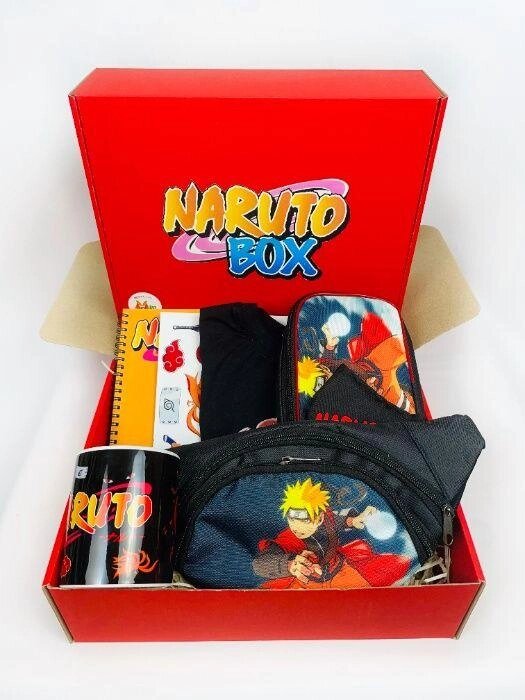 Наруто набір - подарункова коробка Naruto Gift Bananka T-Fork від компанії Компас - фото 1