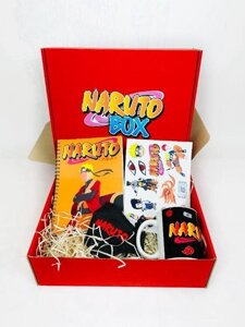 Naruto набір - Подарунковий Бокс Наруто чашка Подарунок для хлопчика