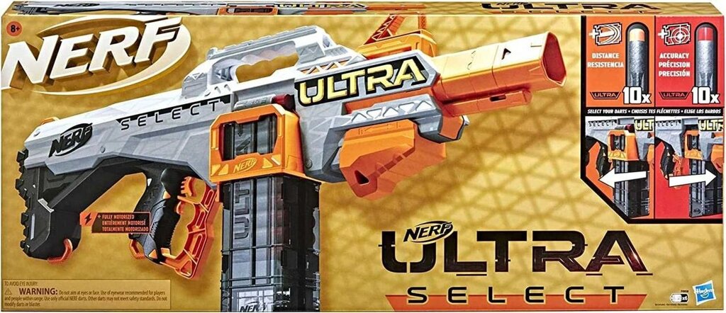 Nerf Бластер ультра ultra select fully motorized селект фулі F0958 від компанії Компас - фото 1