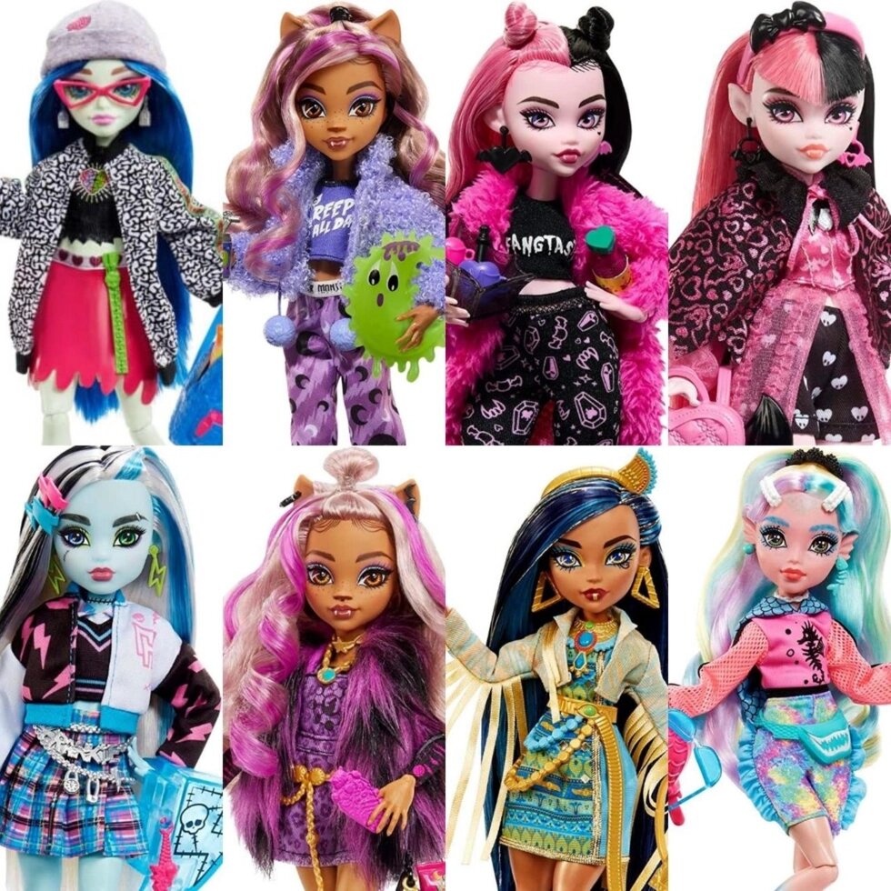 Новинка монстр хай ребут 2022 monster high від компанії Компас - фото 1