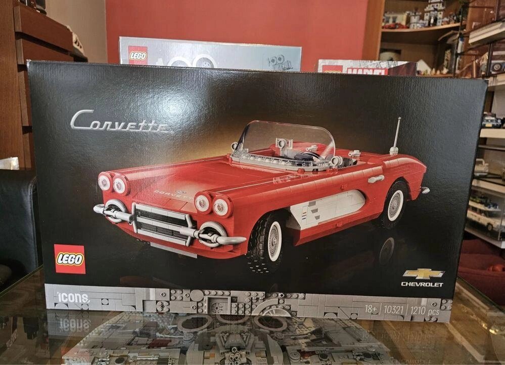 Новий Конструктор Lego Icons 10321 Corvette 2023! New! від компанії Компас - фото 1