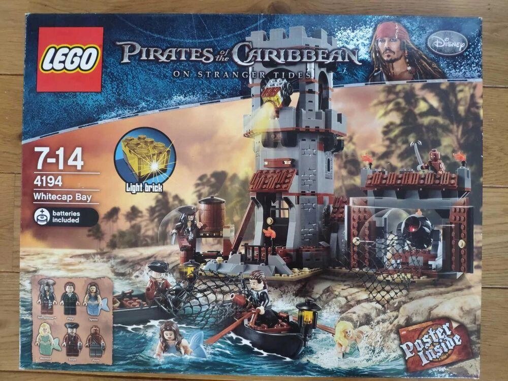 Новий конструктор Lego Pirates 4194/70413/71042/40158! New! від компанії Компас - фото 1