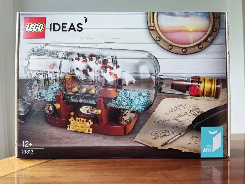 Новий Lego Ideas 21313 Корабель у пляшці! New! від компанії Компас - фото 1