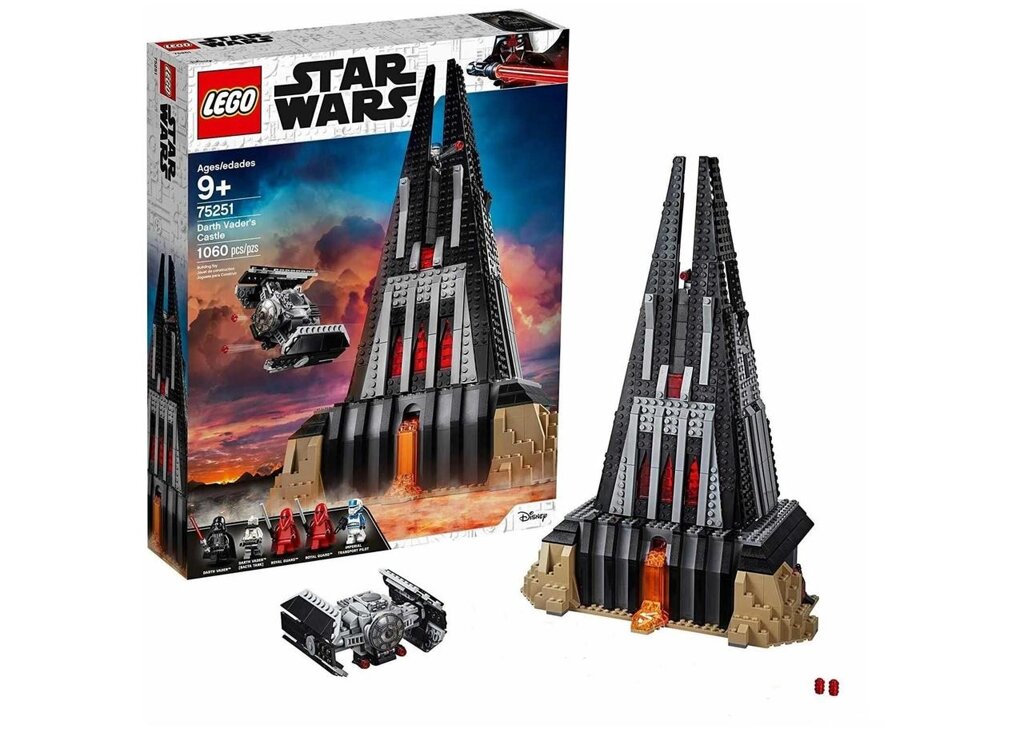 Новий Lego Star Wars 75251 Darthth Vader &#x27, S Castle (повний, без фігур) від компанії Компас - фото 1