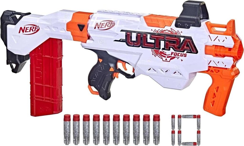 ОРИГІНАЛ! Бластер Нерф Ультра Фокус Nerf Ultra Focus Motorized Blaster від компанії Компас - фото 1