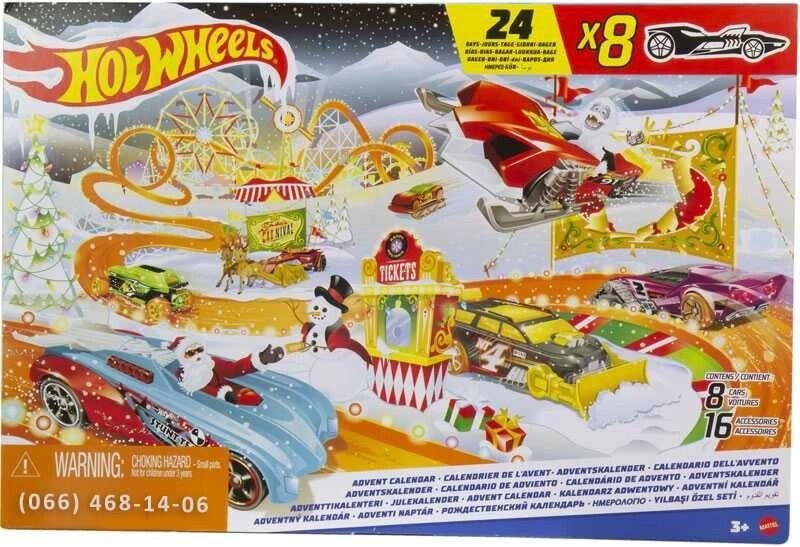 Оригінал Hot Wheels Подарунковий набір Advent calendar. Хот Вилс від компанії Компас - фото 1